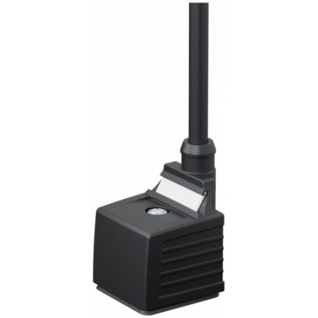 7000-18089-6360150 MURRELEKTRONIK MSUD Basic valve plug form A 18mm, cable exit up PUR 3x0.75 bk UL/CSA+drag..
