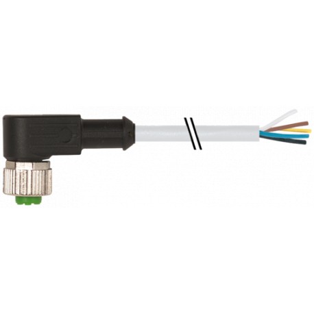 7000-12361-2192000 MURRELEKTRONIK M12 female 90° A-cod. with cablePVC 5x0.34 gy UL/CSA 20m
