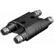 7000-P6902-0000000 MURRELEKTRONIK H-Coupler M12 Power male S-cod. / 3x female S-cod.4-pol.