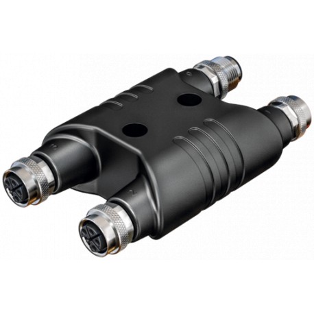 7000-P6902-0000000 MURRELEKTRONIK H-Coupler M12 Power male S-cod. / 3x female S-cod.4-pol.