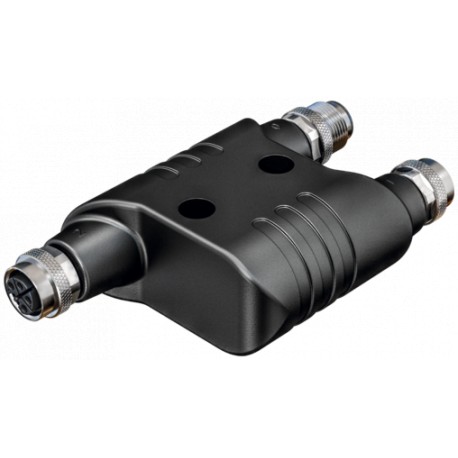 7000-P6903-0000000 MURRELEKTRONIK h-Coupler M12 Power male S-cod. / 2x female S-cod.4-pol.