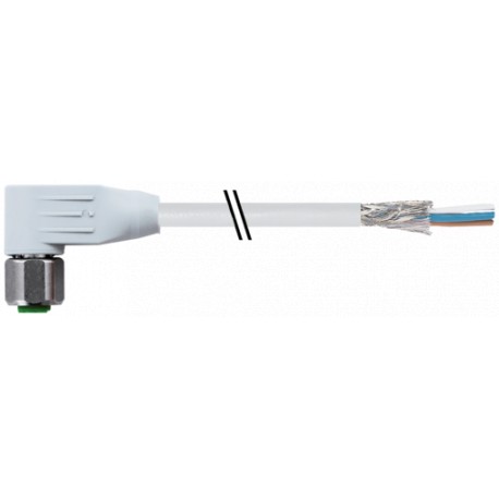 7014-13281-2033500 MURRELEKTRONIK M12 female 90° A-cod. with cable shielded F&BPVC 5x0.34 shielded gy UL/CSA..
