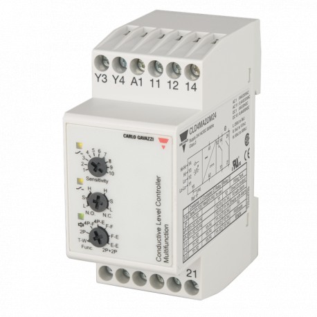 CLD4MA2DM24 CARLO GAVAZZI selecionado pelo sistema de habitação 2-DIN DETECÇÃO sistema de enchimento e esvaz..