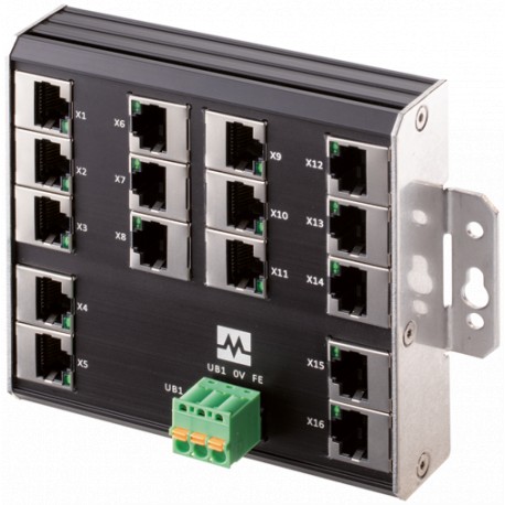 58905 MURRELEKTRONIK Xenterra 16TX unmanaged Switch wallmounted 16 Port 100Mbit