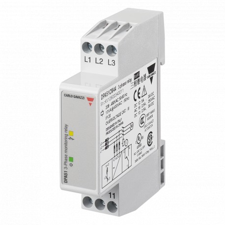 DPA51CM44 CARLO GAVAZZI Paramètres sélectionnés SIGNAL DE SORTIE 1 relais POINTS DE CONSIGNE 1, fixe VARIABL..