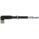 7000-08801-6012000 MURRELEKTRONIK M8 female 90° A-cod. with cable shieldedPVC 4x0.34 shielded bk UL/CSA 20m
