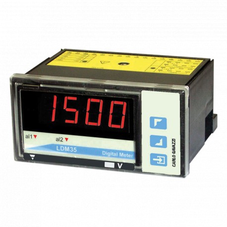 LDM35HLSEL2XXXX CARLO GAVAZZI PODER 18 a 60V AC / DC display de 3 1/2 DGT. CA, CC BOX MEDIDA modular Nenhuma..