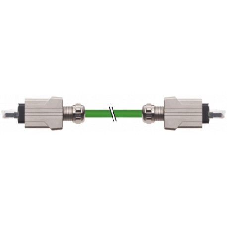 7000-74641-7942000 MURRELEKTRONIK RJ45 PUSH PULL 0° / RJ45 PUSH PULL 0° PUR 2x2xAWG22 shielded gn 20.0