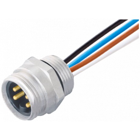 7000-78321-9770100 MURRELEKTRONIK 7/8'' männliches Rezept. frontWires 4x0,75 1m
