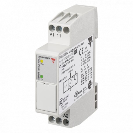 DUA55CM44 CARLO GAVAZZI Outras dimensões de dados de 17,5 mm 208 ÷ 480 VDC poder de monitoramento função de ..
