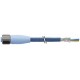 7024-13221-3722000 MURRELEKTRONIK M12 female 0° A-cod. with cable shielded F&B ProTPE-S 5x0.34 shielded bu U..