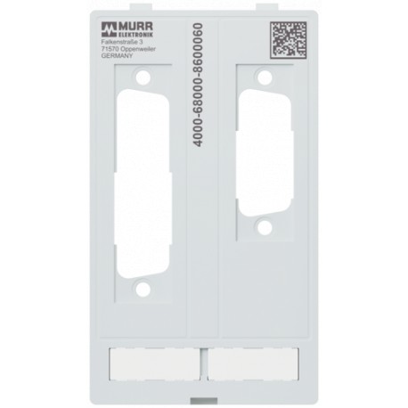 4000-68000-8600060 MURRELEKTRONIK MODLINK MSDD DATA INSERT1xSUB-D15 + 1xSUB-D25 découpe