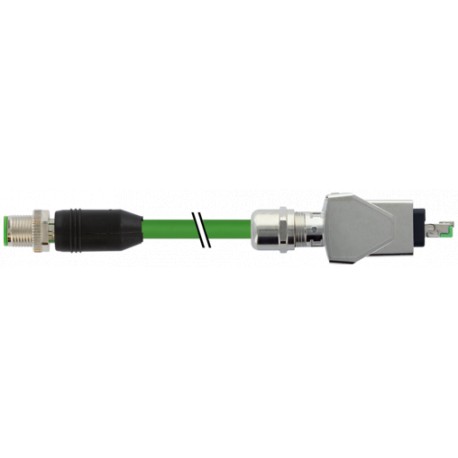 7000-44717-7960500 MURRELEKTRONIK M12 male 0° D-cod./RJ45 Push Pull 0° shielded AIDAPUR 1x4xAWG22 shielded g..