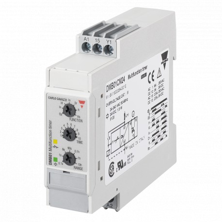 DMB01DM24 CARLO GAVAZZI Multifuncional parâmetros selecionados função de saída de sinal 2 relés de outros in..