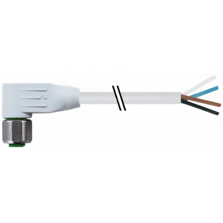 7014-13261-2013000 MURRELEKTRONIK M12 female 90° A-cod. shielded with cable F&BPVC 4x0.34 shielded gy UL/CSA..