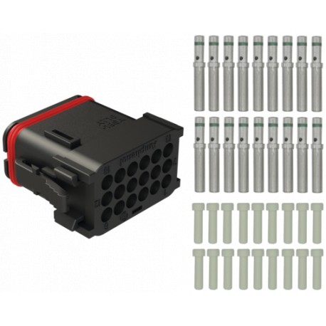 DP-34042-700 MURRELEKTRONIK kit central connector xtremeDB, field-wireable 18-pin, A-coded, AWG 14-20