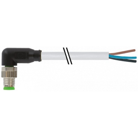 7000-08021-2300100 MURRELEKTRONIK M8 maschio 90° A-cod. con cablePUR 3x0.25 gy UL/CSA+drag ch. 1m