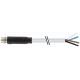 7000-08171-2110050 MURRELEKTRONIK M8 male 0° A-cod. snap-in with cablePVC 4x0.25 gy UL/CSA 0.5m