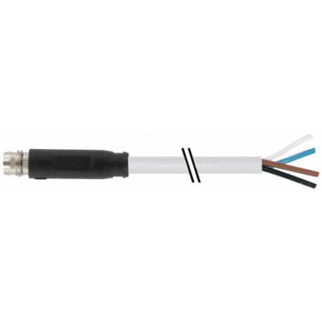 7000-08171-2110050 MURRELEKTRONIK M8 male 0° A-cod. snap-in with cablePVC 4x0.25 gy UL/CSA 0.5m