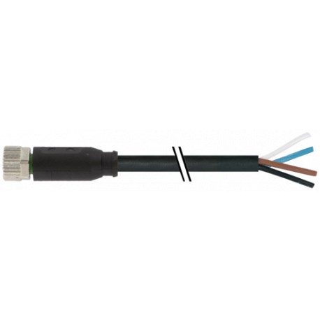 7000-08871-6340800 MURRELEKTRONIK M8 female 0° A-cod. with cable Ethercat PowerPUR 4x0.34 bk UL/CSA+drag ch...