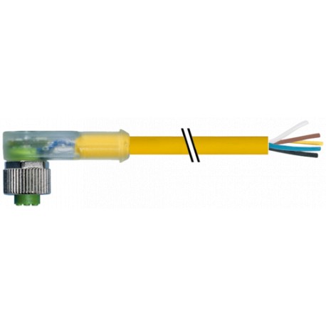 7000-12441-0352500 MURRELEKTRONIK M12 Weibchen 90° A-cod. mit LEDPUR Kabel 5x0,34 ye UL/CSA+Schleppkapitel 2..