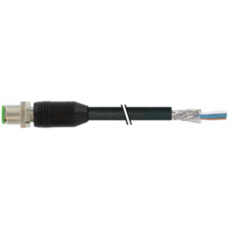 7000-13101-6420500 MURRELEKTRONIK M12 male 0° A-cod. with cable shieldedPUR 5x0.34 shielded bk UL/CSA+drag c..