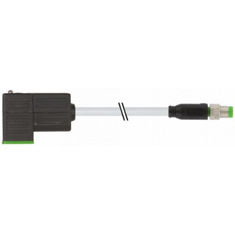 7000-88421-2330250 MURRELEKTRONIK M8 Männchen 0° A-cod. / MSUD Ventilstecker C-8mm kleinPUR 3x0,34 gy UL/CSA..