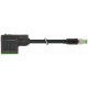 7000-88711-6330300 MURRELEKTRONIK M8 Männchen 0° A-cod. / MSUD Ventilstecker A-18mmPUR 3x0,34 bk UL/CSA+Schl..