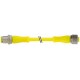 7030-40041-0352000 MURRELEKTRONIK M12 Männchen 0° / M12 Weibchen 0° A-cod. AIDAPUR 5X0.34 ye UL / CSA, Schle..