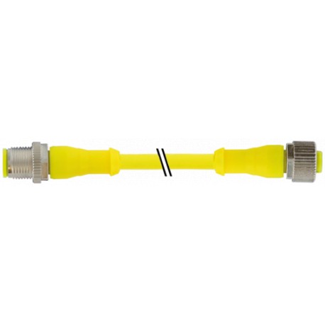 7030-40041-0352000 MURRELEKTRONIK M12 Männchen 0° / M12 Weibchen 0° A-cod. AIDAPUR 5X0.34 ye UL / CSA, Schle..