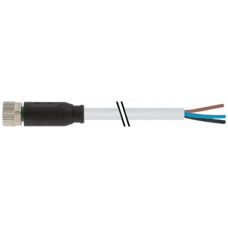 7999-08041-2130300 MURRELEKTRONIK M8 Weibchen 0° A-cod. mit KabelPVC 3x0,34 gy UL/CSA 3m