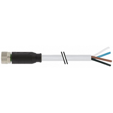 7999-08061-2140200 MURRELEKTRONIK M8 Weibchen 0° A-cod. mit KabelPVC 4x0,34 gy UL/CSA 2m