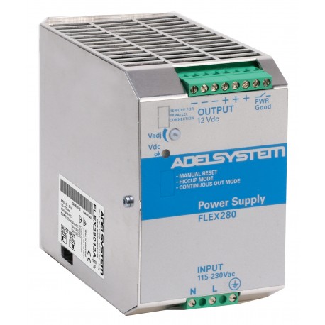 FLEX28012A ADELSYSTEM Stromversorgung (Industrieleitung) Eingang: 115-230Vac Ausgang: 12V 20A