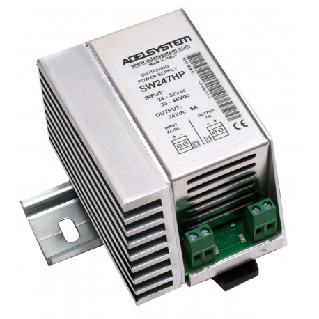 SW247HP ADELSYSTEM AC-DC/DC Converters (Low Voltage Line) In:24Vac / 40Vdc Out:24V 7A Not Isolated