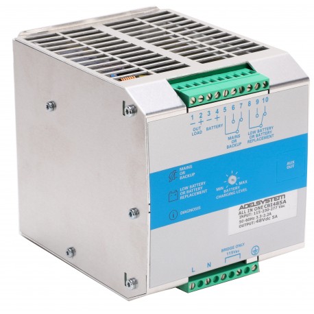 CBI485A ADELSYSTEM All-in-one DC-UPS: 115-230-277Vac Saída: 48V 5A