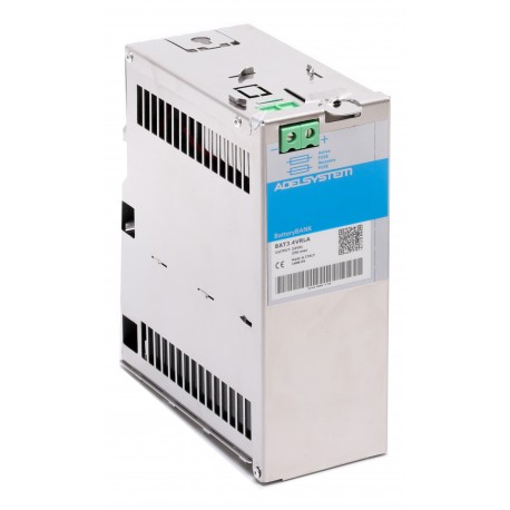 BAT3.4VRLA ADELSYSTEM Battery Bank 2 Batteries+Enclosure DIN Battery Out:24V(2x3.2Ah)