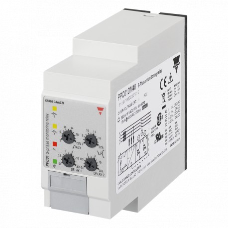 PPC01DM23 CARLO GAVAZZI Paramètres sélectionnés SIGNAL DE SORTIE 2 relais POINTS DE CONSIGNE 2, adjustable V..