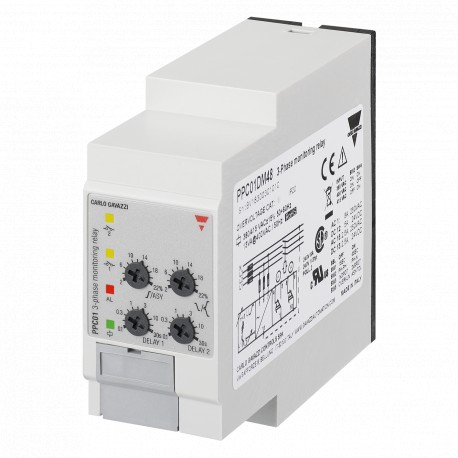 PPC01DM23 CARLO GAVAZZI Parametri selezionati SEGNALE DI USCITA 2 relè SETPOINTS 2, aggiustabile VARIABILE M..