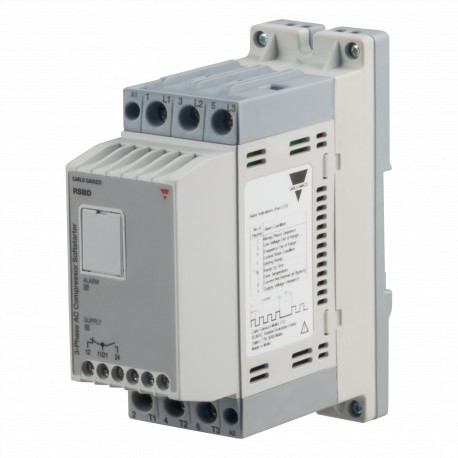 RSBD4050FV61HP CARLO GAVAZZI Paramètres sélectionnés SYSTEME Démarreur CHARGE 3 Phases LARGEUR DU BOÎTIER 22..