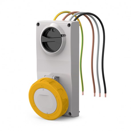 407.1672 SCAME ENC BASIS. Mec. 16A 3P+T 4h IP66/IP67/IP69