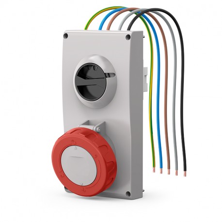 407.63875 SCAME BASE ENC.MEC. 63A 3P+N+T 11h