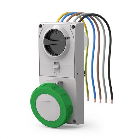 408.16872 SCAME БАЗА ENC. Мек. 16A 3P + N + T 2 часа