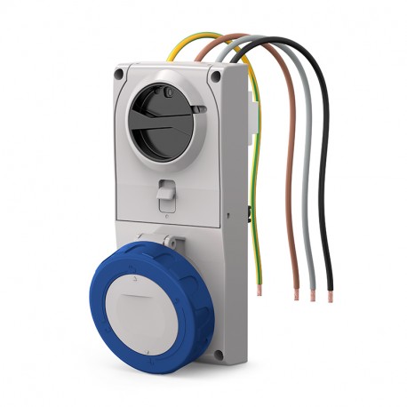 408.3274 SCAME ENC BASE. Mec. 32A 3P+T 9h IP66/IP67/IP69