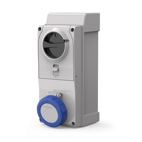 508.1674 SCAME ENC BASE. Mec. 16A 3P+T 9h IP66/IP67/IP69