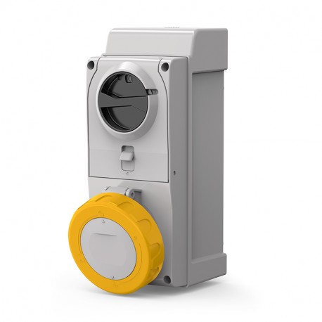508.3272 SCAME BASE ENC.MEC. 32A 3P+T 4h IP66/IP67/IP69