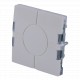 SHE5XLS4TH CARLO GAVAZZI interruptor FUN claro com temperatura e umidade sensor MOU 55 x 55 SUP Alimentado p..