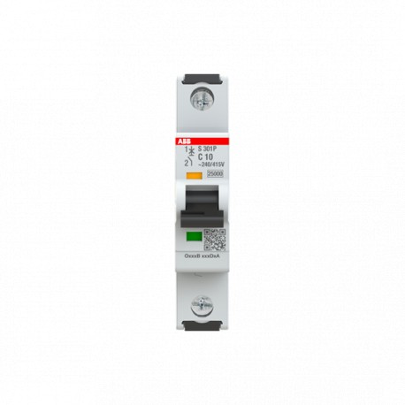 2CDS381001R0104 ABB S301P-C10 1p 10A C 25kA
