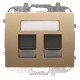 2CLA841820A1701 8418.2 AR NIESSEN TAPA 2 CONECTOR CON PERSIANA