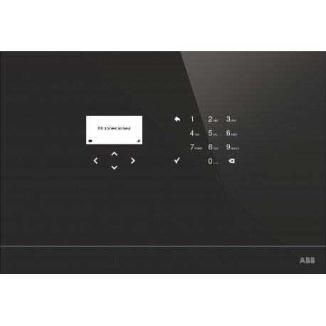 2CSY233541R0003 SAS-W1.1F NIESSEN ABB-secure@home GSM centrale in cristallo nero