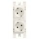 2CLA108800T1001 T1088 BL NIESSEN Presa T1088 BL Base Schuko 2G